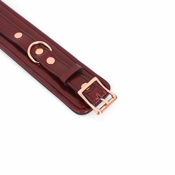 Наручники Liebe Seele Wine Red wirst Cuffs (м'ята упаковка!!!) - Зображення 8