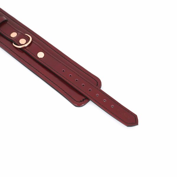 Наручники Liebe Seele Wine Red wirst Cuffs (м'ята упаковка!!!) - Зображення 9