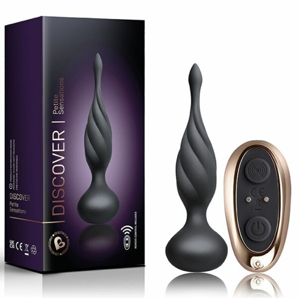 Анальна вібропробка Rocks Off Petite Sensations – Discover Black (м'ята упаковка!!!) - Зображення 4