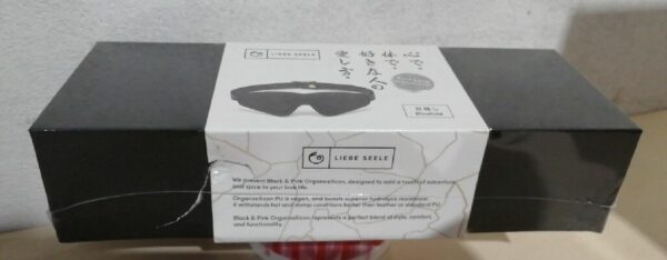 Маска на очі Liebe Seele Black Organosilicon Blindfold (м'ята упаковка!!!) - Зображення 2