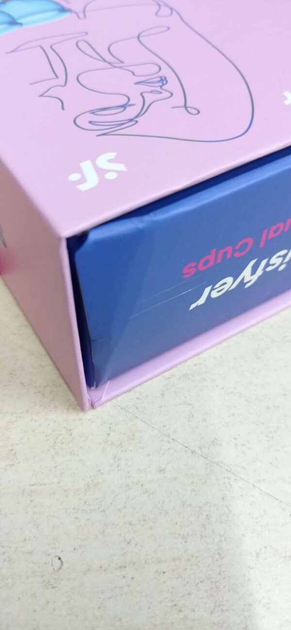 Набір менструальних чаш Satisfyer Feel Confident (dark blue) (м'ята упаковка!!!) - Зображення 3