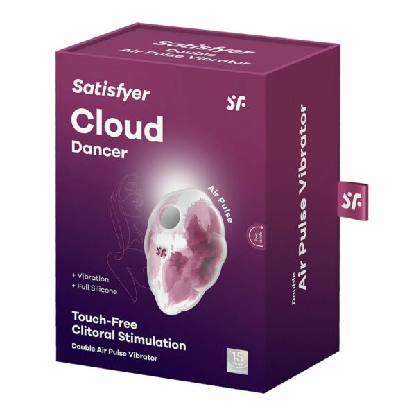 Вакуумний вібратор Satisfyer Cloud Dancer (Red) (м'ята упаковка!!!) - Зображення 7