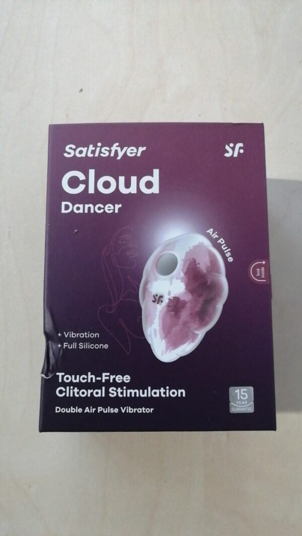 Вакуумний вібратор Satisfyer Cloud Dancer (Red) (м'ята упаковка!!!) - Зображення 2