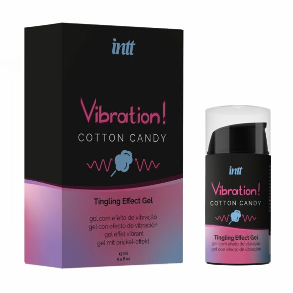 Рідкий вібратор Intt Vibration Cotton Candy (15 мл) (мятая упаковка!!!)