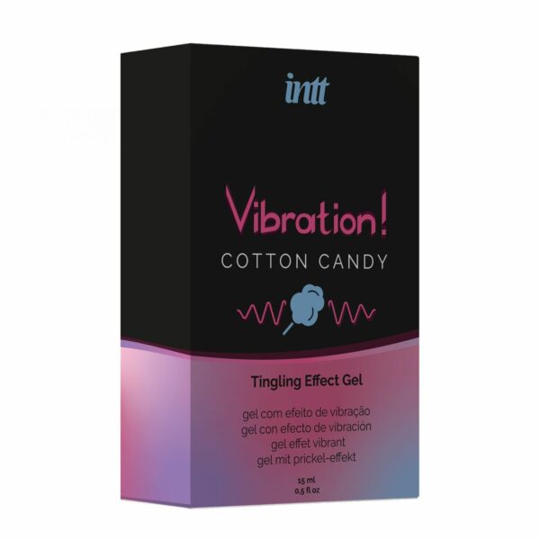Рідкий вібратор Intt Vibration Cotton Candy (15 мл) (мятая упаковка!!!) - Зображення 4