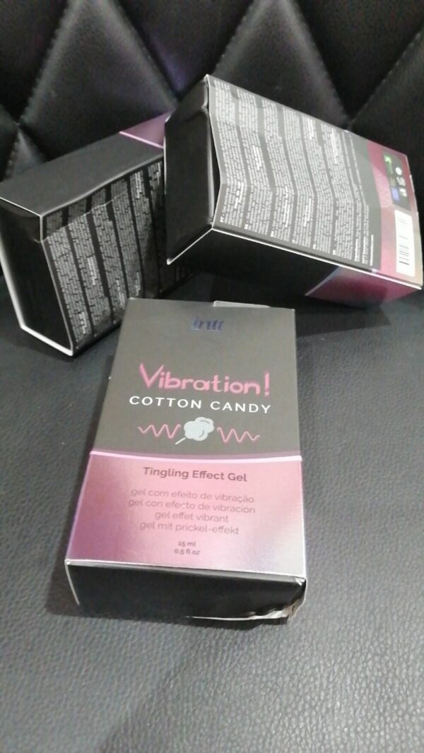 Рідкий вібратор Intt Vibration Cotton Candy (15 мл) (мятая упаковка!!!) - Зображення 2
