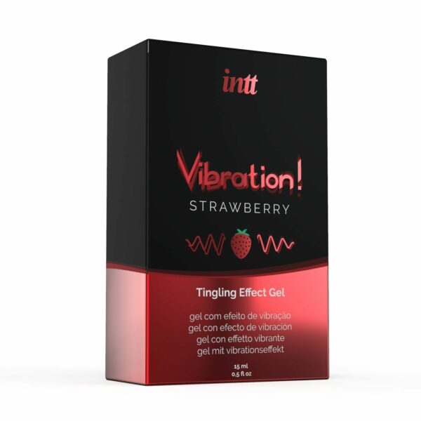 Рідкий вібратор Intt Vibration Strawberry (15 мл) (без пакування!!!) - Зображення 3