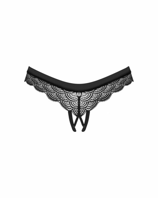 Трусики з доступом Obsessive Chemeris crotchless panties XS/S - Зображення 5