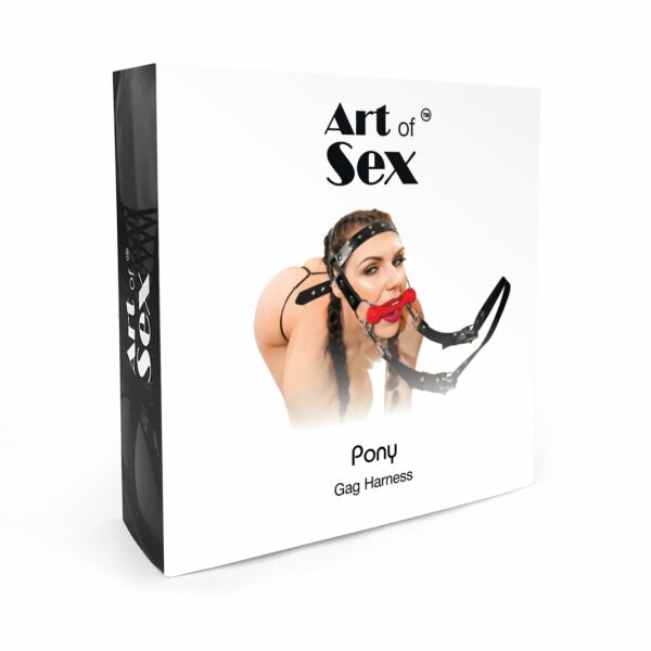 БДСМ кляп-упряжка  Art of Sex - BDSM Gag Harness Pony - Зображення 3