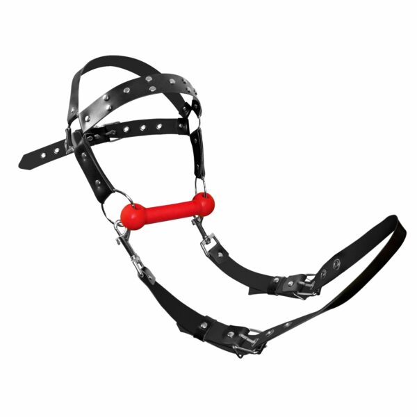 БДСМ кляп-упряжка  Art of Sex - BDSM Gag Harness Pony - Зображення 2