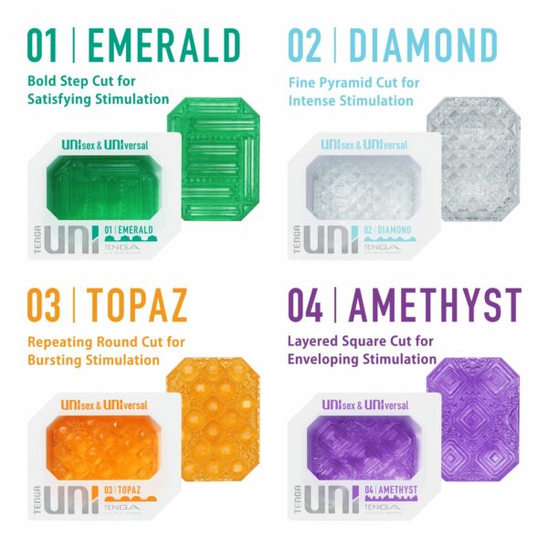 Мастурбатор Tenga UNI Amethyst - Зображення 5