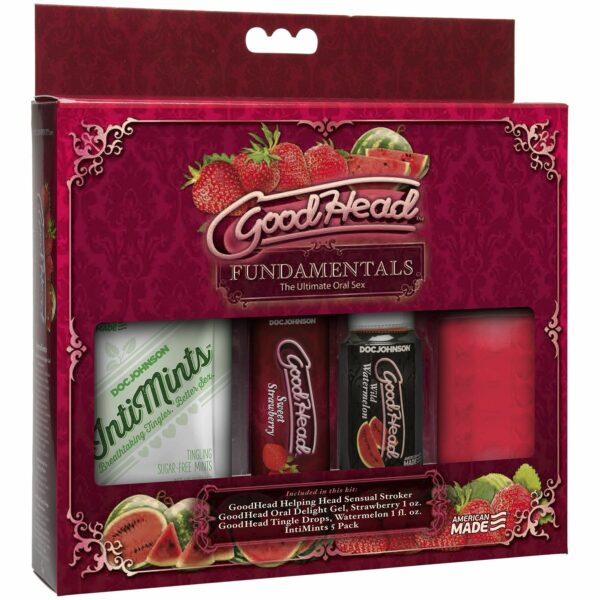 Набір для мінету Doc Johnson GoodHead Fundamentals Kit (м'ята упаковка!!!) - Зображення 3