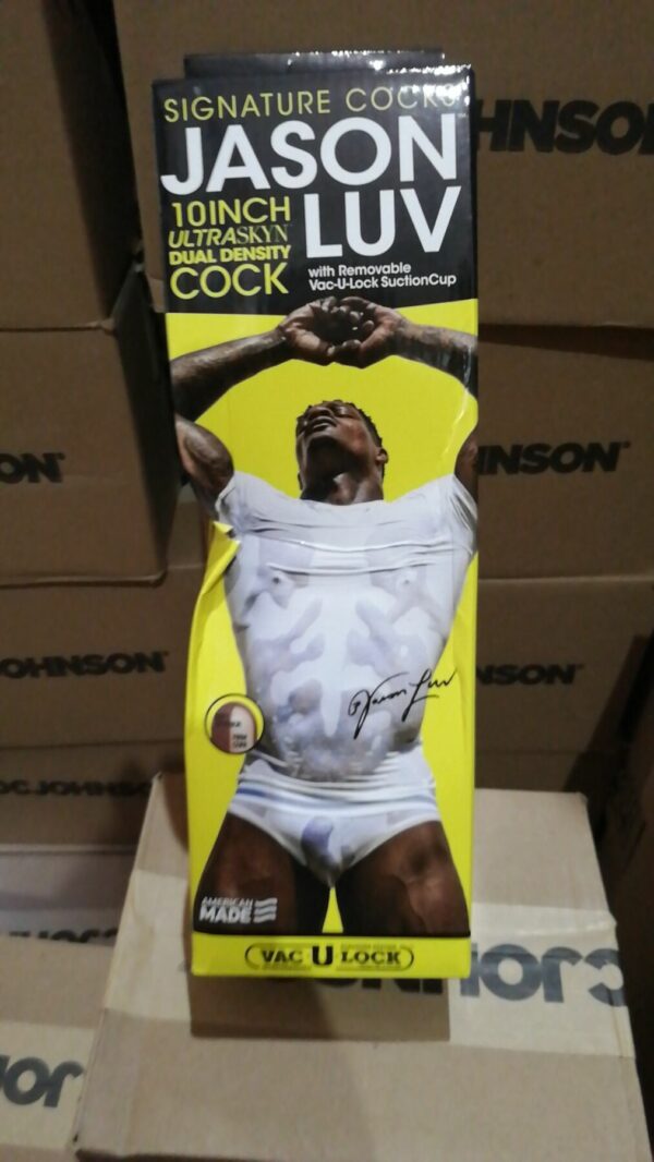 Фалоімітатор Doc Johnson Jason Luv 10 Inch Cock - ULTRASKYN (м'ята упаковка!!!) - Зображення 2