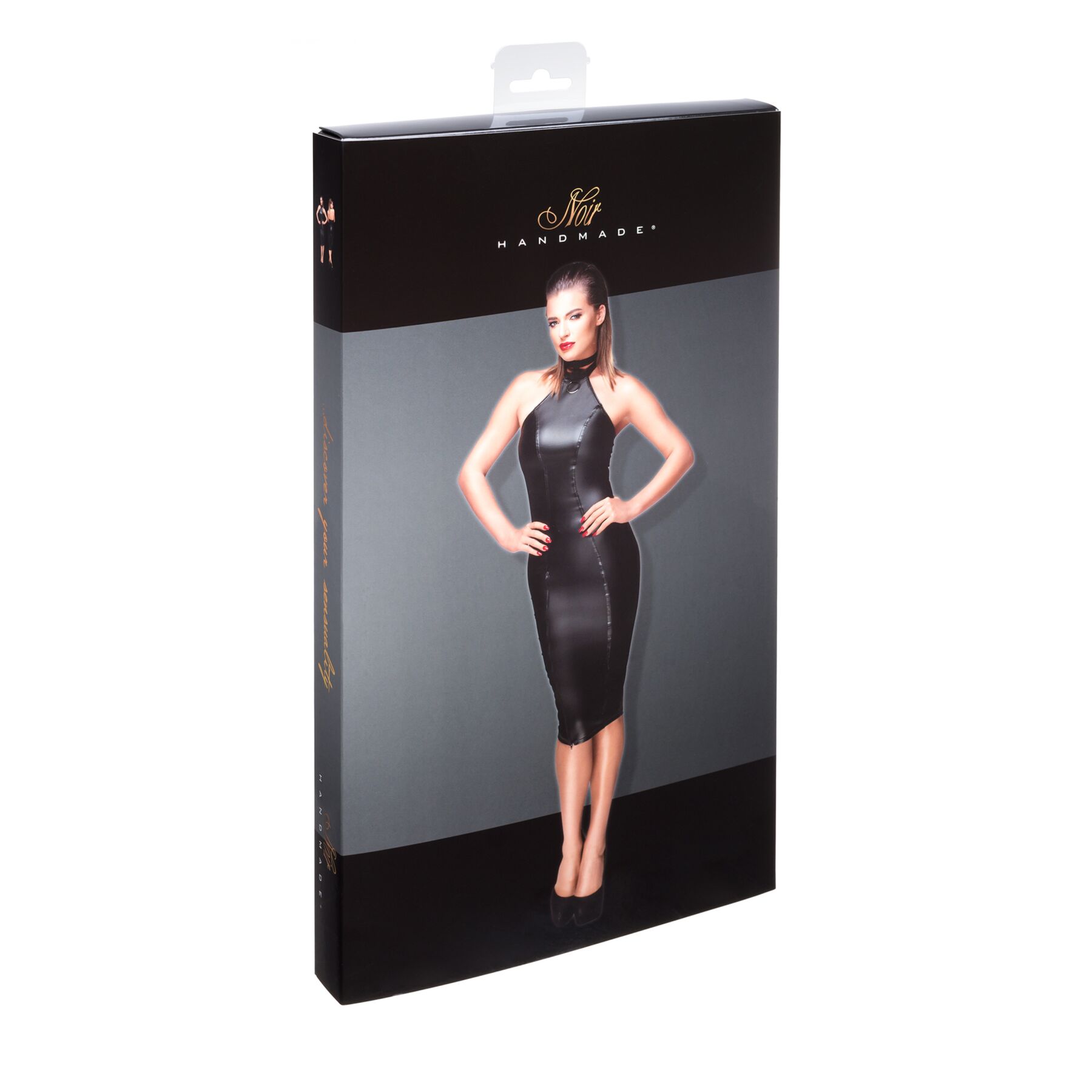 Сукня Noir Handmade F160 Powerwetlook pencil dress - S - Зображення 6