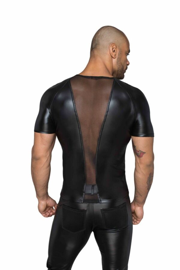 Футболка Noir Handmade H056 Men's T-shirt made of powerwetlook - 3XL - Зображення 2