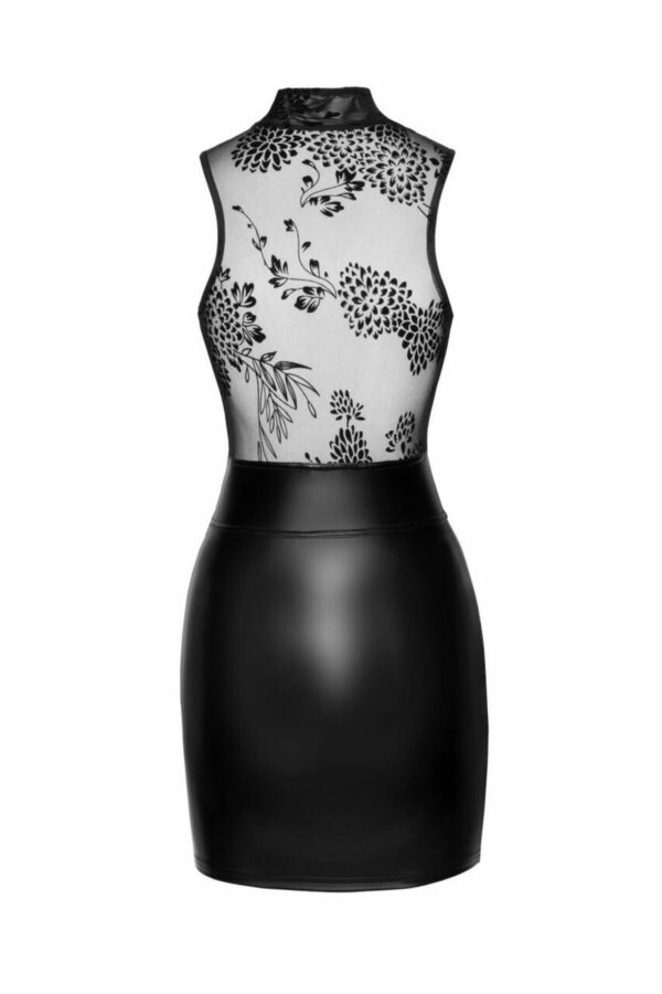 Сукня Noir Handmade F241 Short dress with powerwetlook skirt and tulle top - XXL - Зображення 6