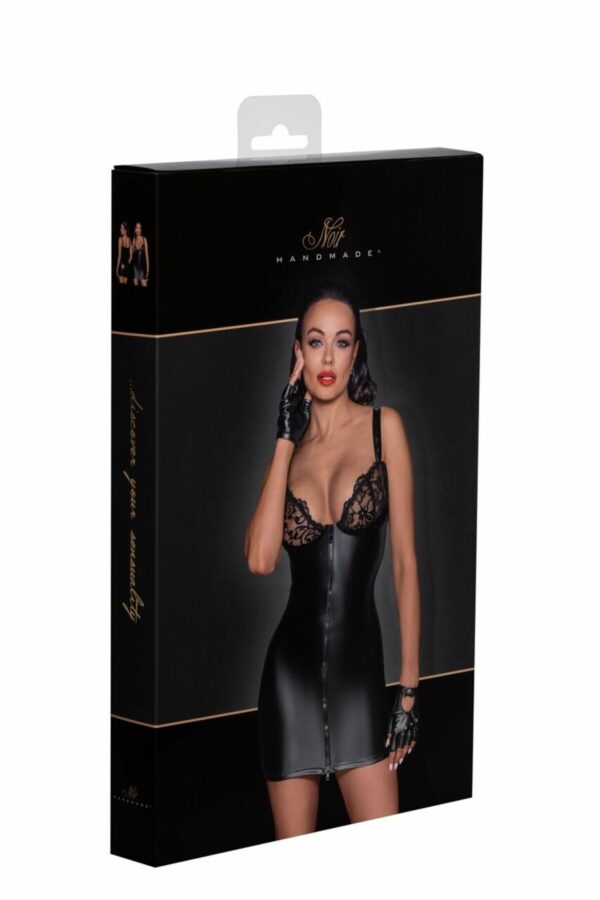 Сукня Noir Handmade F254 Powerwetlook mini-dress - M - Зображення 8