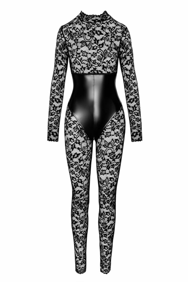 Комбінезон Noir Handmade F299 Enigma lace catsuit with underbust bodice - XXL - Зображення 5