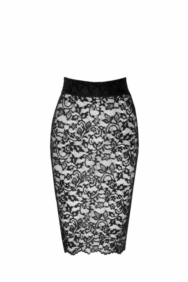 Спідниця Noir Handmade F302 Ambivalence lace up midi skirt - M - Зображення 6