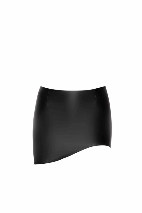 Спідниця Noir Handmade F305 Legacy wetlook mini skirt - XXL - Зображення 4