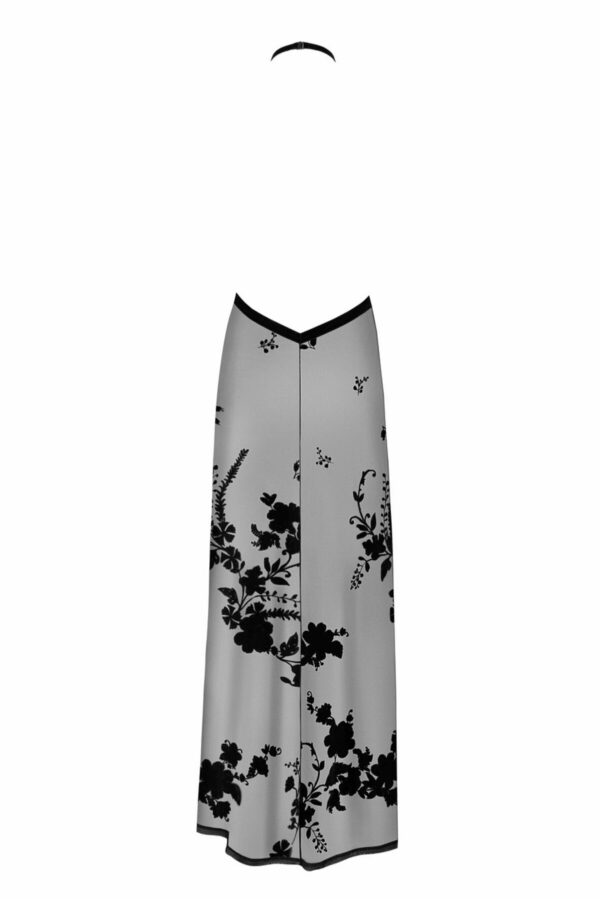 Сукня Noir Handmade F312 Divinity long flocked mesh dress with open back - XXL - Зображення 5