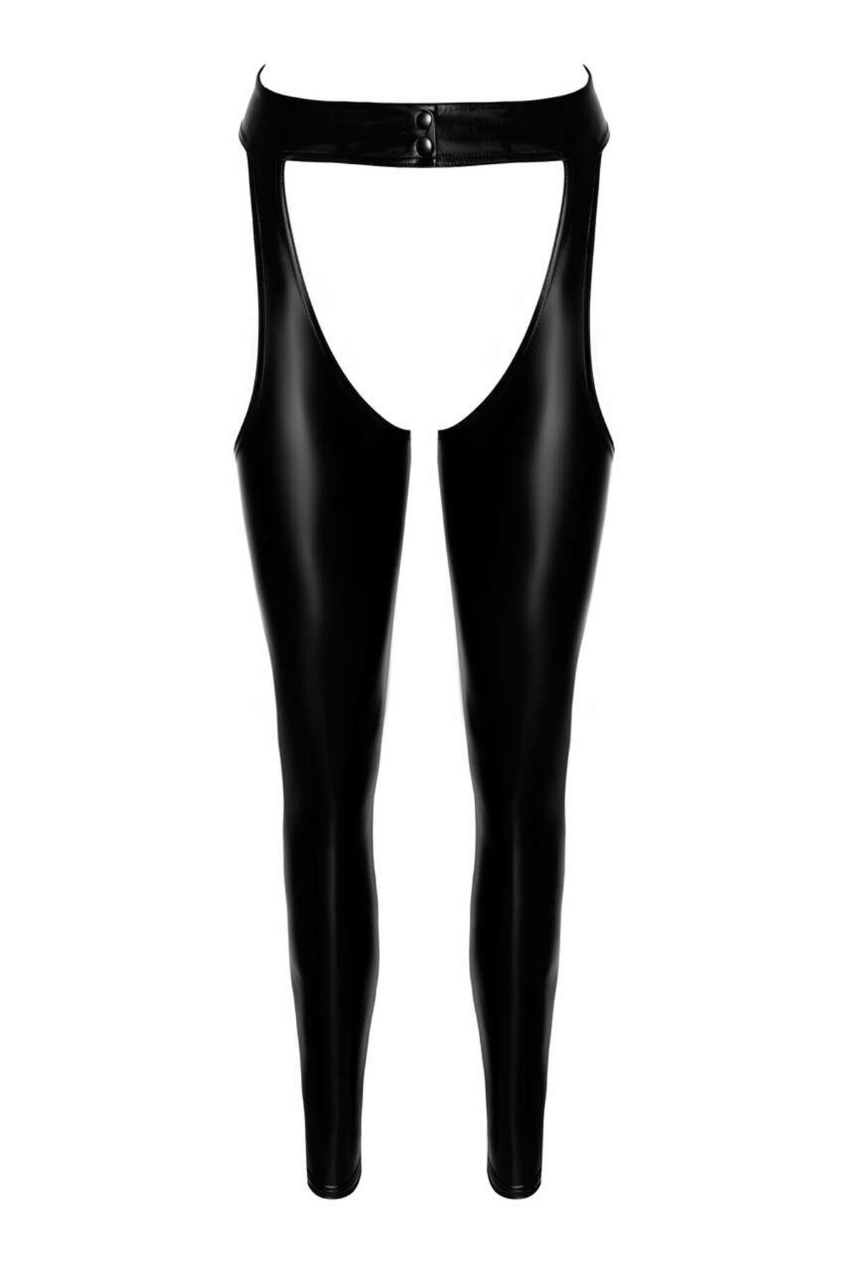Легінси з відкритими стегнами Noir Handmade F323 Rebel wetlook chaps - L - Зображення 7