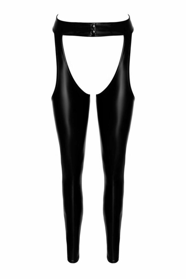 Легінси з відкритими стегнами Noir Handmade F323 Rebel wetlook chaps - XL - Зображення 7