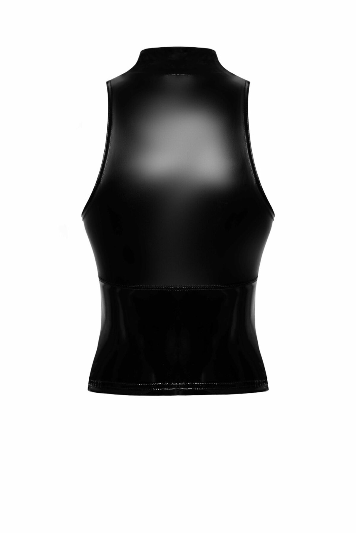 Топ Noir Handmade F324 Glam wetlook top with vinyl corset - XL - Зображення 5