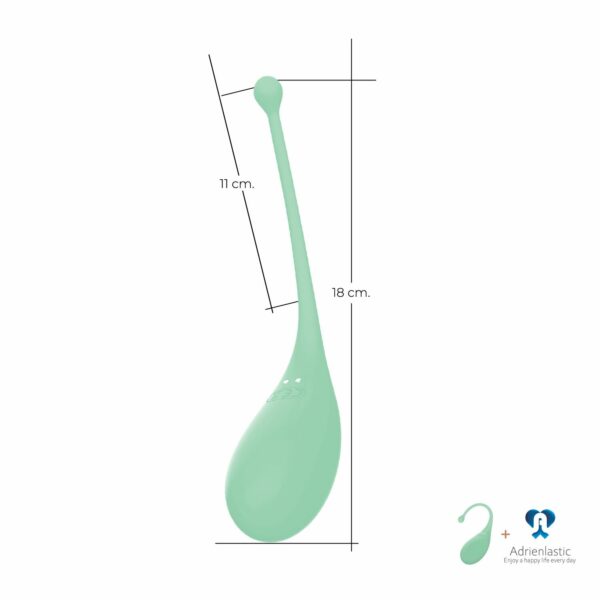Смарт-віброяйце Adrien Lastic Palpitation Mint з глибокою вібрацією - Зображення 4