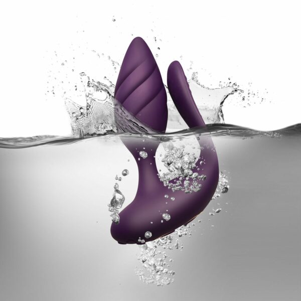 Анально-вагінальний вібратор для пар Rocks Off Cocktail Purple (м'ята упаковка!!!) - Зображення 3