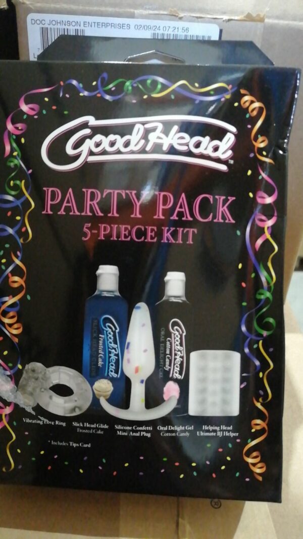 Набір Doc Johnson GoodHead - Party Pack - 5 Piece Kit (м'ята упаковка!!!) - Зображення 2