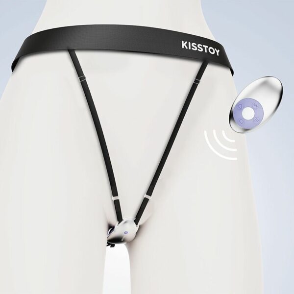 Вібратор у трусики KISSTOY Viosecret, пояс для фіксації та пульт ДК у комплекті - Зображення 4