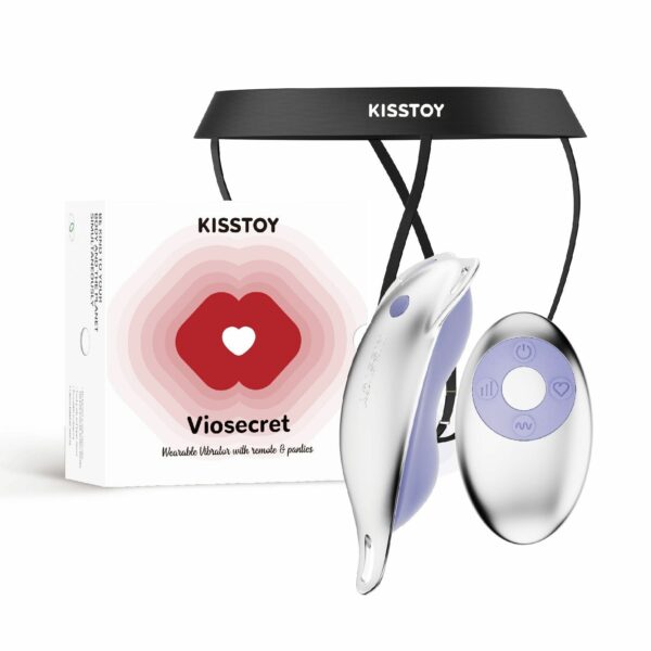 Вібратор у трусики KISSTOY Viosecret, пояс для фіксації та пульт ДК у комплекті - Зображення 5
