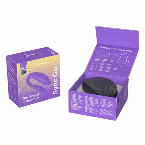 Смарт-вібратор для пар We-Vibe Sync GO Light Purple - Зображення 8