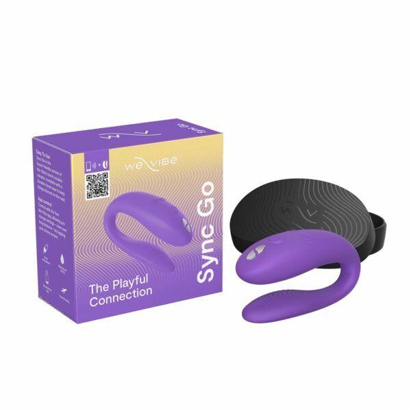 Смарт-вібратор для пар We-Vibe Sync GO Light Purple - Зображення 9