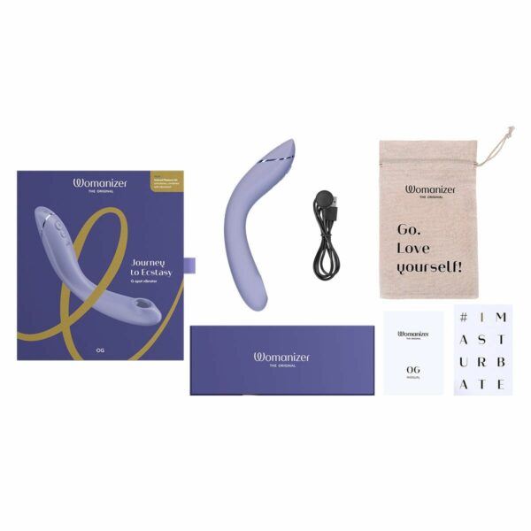 Вібратор для точки G з вакуумною стимуляцією Womanizer OG Lilac - Зображення 7