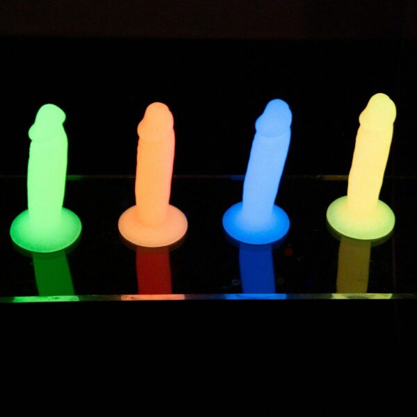 Набір фалоімітаторів ADDICTION Silly Willy Glow in the Dark 12 шт - Зображення 2
