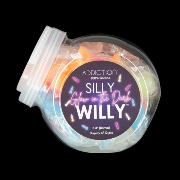 Набір фалоімітаторів ADDICTION Silly Willy Glow in the Dark 12 шт - Зображення 11