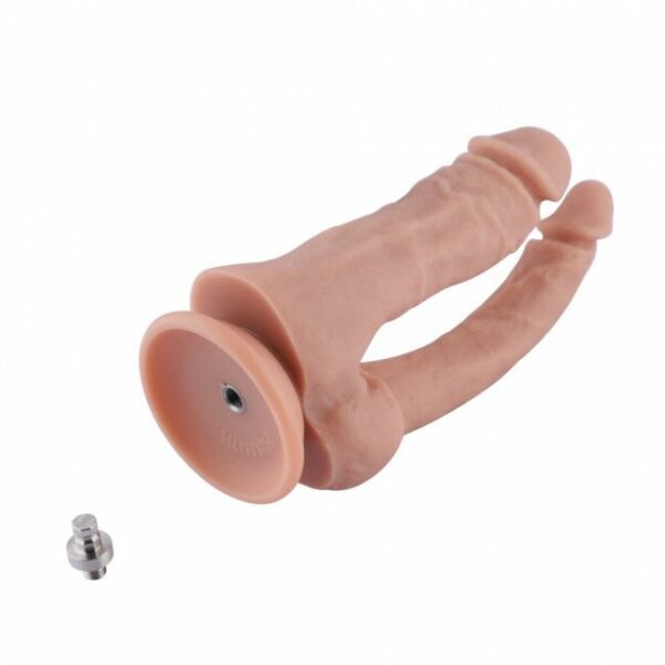 Подвійний фалоімітатор Hismith 9.8" Double Penetrator Silicone Dildo - Зображення 5