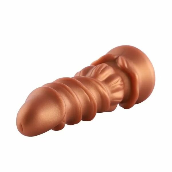 Силіконовий дилдо Hismith Spiral Grain Silicone Dildo Monster Series - Зображення 5