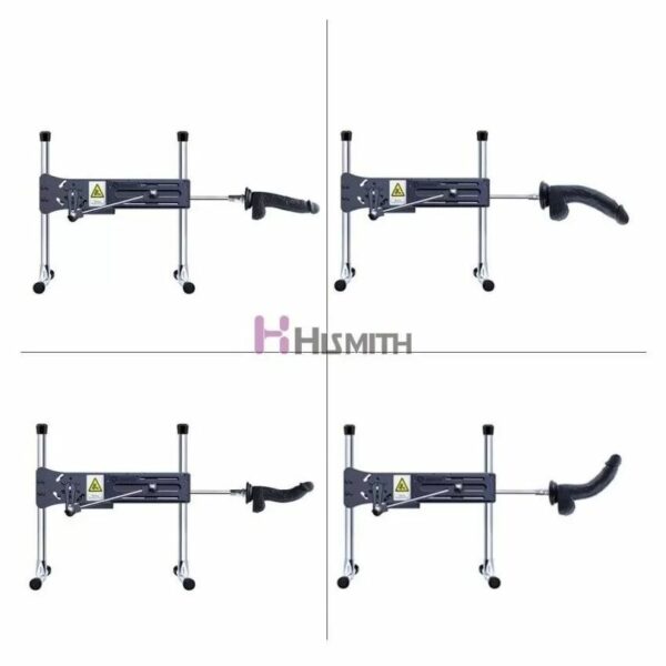 Силіконовий дилдо Hismith 8.3" Silicone Dildo Black - Зображення 4