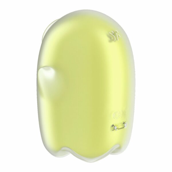 Вакуумний кліторальний стимулятор з вібрацією Satisfyer Glowing Ghost Yellow, світиться в темряві - Зображення 4
