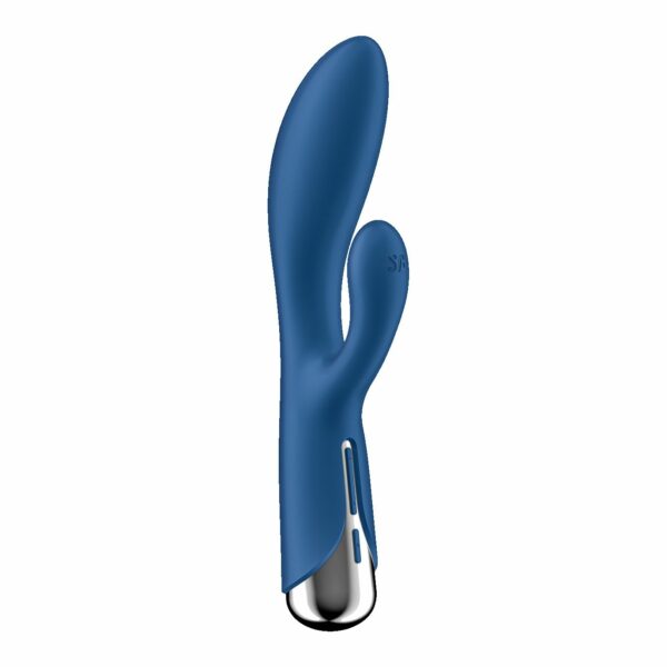 Вібратор-кролик з ротацією Satisfyer Spinning Rabbit 1 Blue, 3 мотори - Зображення 5