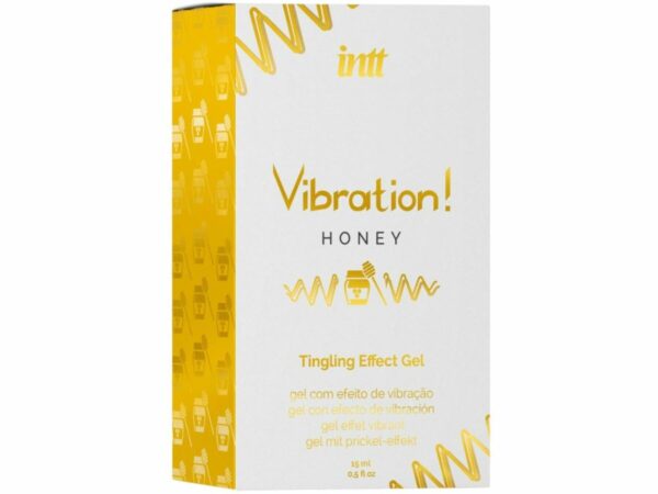 Рідкий вібратор Intt Vibration Honey (15 мл), густий гель, дуже смачний, діє до 30 хвилин - Зображення 3