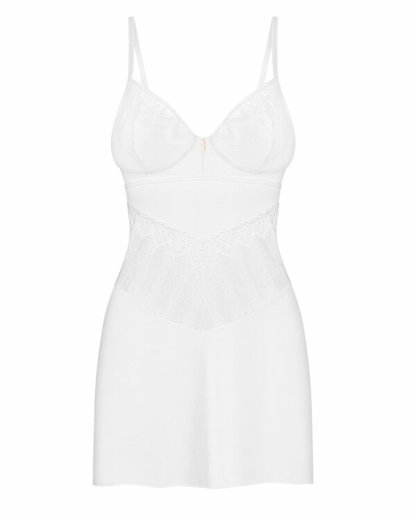 Пеньюар Obsessive Alissium chemise & thong M/L - Зображення 4