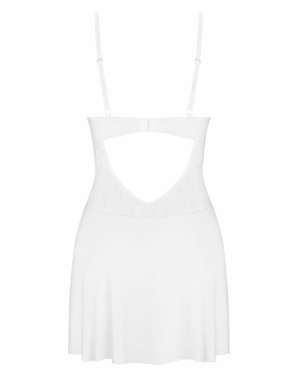 Пеньюар Obsessive Alissium chemise & thong M/L - Зображення 5