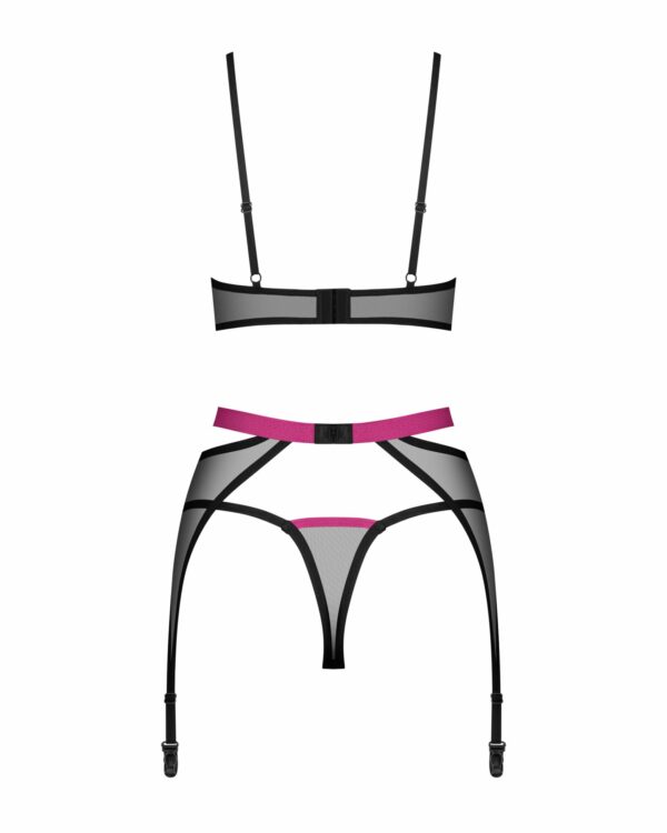 Комплект Obsessive Novenes 3-pcs set M/L - Зображення 5