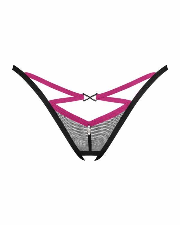 Трусики Obsessive Novenes crotchless thong XS/S - Зображення 3