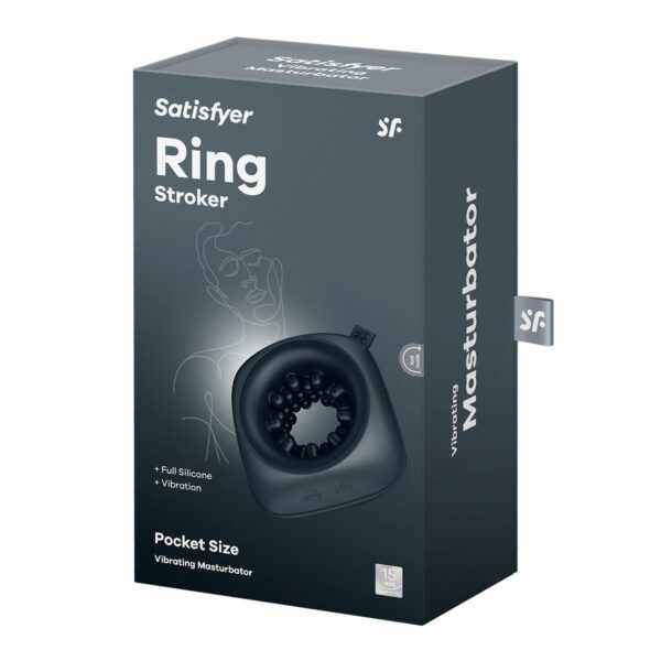 Мастурбатор Satisfyer Ring Stroker, 12 режимів вібрації, універсальний, компактний - Зображення 6