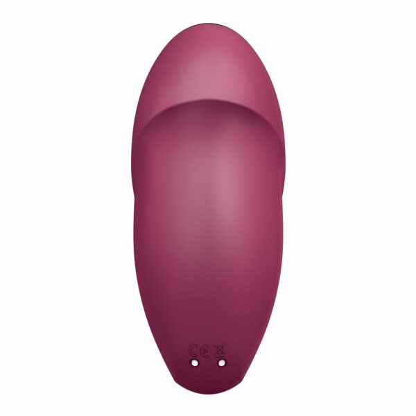 Вібростимулятор-пульсатор Satisfyer Tap & Climax 1 Red, ефект постукування пальцем, 2 мотори - Зображення 6